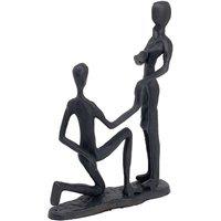 Europa Marriage Proposal Elur Iron Figurine 17cm Mocha, Brown