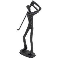 Europa Golfer Elur Iron Figurine 19cm Mocha, Brown