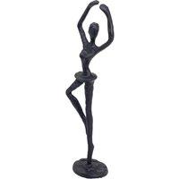 Europa Ballet Girl Elur Iron Figurine 25cm Mocha, Brown