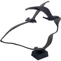 Europa Seagulls Elur Iron Ornament 20cm Mocha, Brown