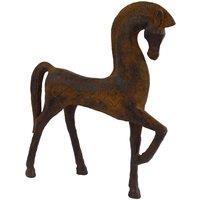Europa Contemporary Horse 31cm Carved, Brown