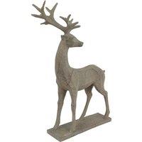 Europa Deer 46cm Carved, Brown
