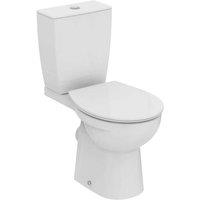 Ideal Standard Eurovit+ Close Coupled Toilet With Soft Close Seat, White