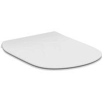Ideal Standard Tesi Slow Close Slim Toilet Seat And Cover With Quick Release White, White
