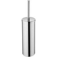 Ideal Standard Iom Floor Standing Toilet Brush Set Stainless Steel, Silver