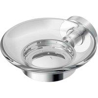 Ideal Standard Iom Soap Dish Wall Mounted Transparent Glass Chrome, Silver