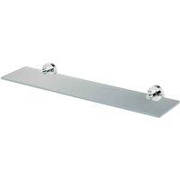 Ideal Standard Iom Shelf 52Cm Frosted Glass Chrome, Silver