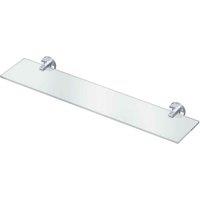 Ideal Standard Iom Shelf 52Cm Transparent Glass Chrome, Silver