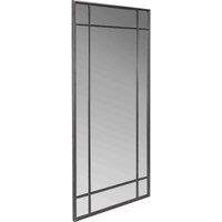 Pacific Antique Bronze Metal Rectangular Floor Mirror, Brown