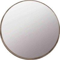 Pacific Natural Wood Large Round Mirror, Brown