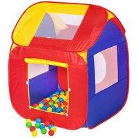 Tectake Play Tent w/ 200 Balls Pop Up Tent, Multi