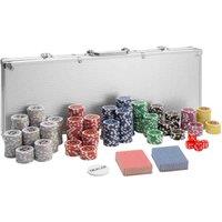 Tectake Poker Set, Silver