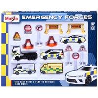 Maisto Fresh Metal Emergency Force Playset, Multi