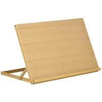 Vinsetto Adjustable Desktop Table Easel Craft Workstation Portable, Brown