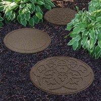 Primeur 1 x 45cm Stepping Stone Scroll Design - Earth, Brown