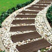Primeur 4 x Stepping Stone Railroad Design - Earth, Brown