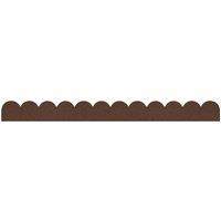 Primeur 2 x Flexi Curve Border Scallop Design - Earth, Brown