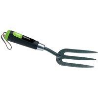 Draper Carbon Steel H.D. Hand Fork, Black