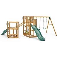 Plum Discovery Adventure Playcentre with Swing Arm, Brown