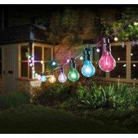 Eureka Lighting Decor Festoon LV String Lights, Multi Coloured - Set of 20, Clear