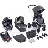 Babymore Memore V2 Travel System Coco With Base - Chrome, Grey