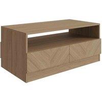 Gfw Catania Coffee Table Euro Oak, Brown