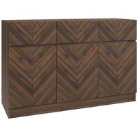 Gfw Catania Large Sideboard Royal Walnut, Brown