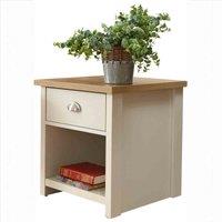 Gfw Lancaster Lamp Table Cream, Cream