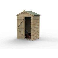 Forest Garden Beckwood 5x3 Apex Shed - No Windows, Brown
