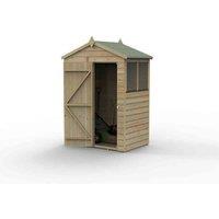 Forest Garden Beckwood 5x3 Apex Shed - 2 Windows, Brown
