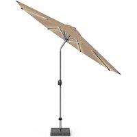 Pacific Lifestyle Glow Defender 3m Round Taupe Parasol, Brown