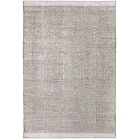 Pacific Lifestyle PacificLifestyle Graphite/White Basket Weave Rectangular Rug, Grey