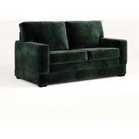 Jay-Be Urban Sofa Bed With E-pocket Mattress - Two Seater - Luxe Velvet Bottle Green, Green