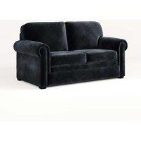 Jay-Be Heritage Sofa Bed With E-pocket Mattress - Two Seater - Luxe Velvet Charcoal, Grey