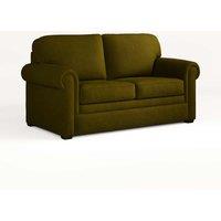 Jay-Be Heritage Sofa Bed With E-pocket Mattress - Two Seater - Brushed Twill Hunter , Green