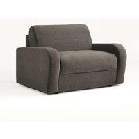 Jay-Be Deco Snuggler Sofa Bed With E-sprung Mattress - Brushed Twill Pewter