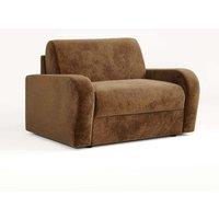 Jay-Be Deco Snuggler Sofa Bed With E-sprung Mattress - Cosy Chenille Cork, Brown
