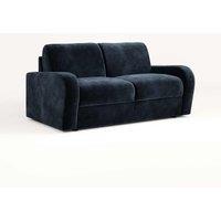 Jay-Be Deco Sofa Bed With E-sprung Mattress - Two Seater - Luxe Velvet Charcoal, Grey