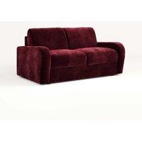 Jay-Be Deco Sofa Bed With E-sprung Mattress - Two Seater - Luxe Velvet Shiraz