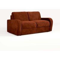 Jay-Be Deco Sofa Bed With E-sprung Mattress - Two Seater - Cosy Chenille Foxy, Orange