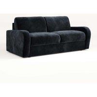 Jay-Be Deco Sofa Bed With E-sprung Mattress - Three Seater - Luxe Velvet Charcoal, Grey