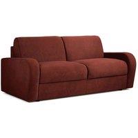 Jay-Be Deco Sofa Bed With E-sprung Mattress - Three Seater - Brushed Twill Burnt Amber , Orange