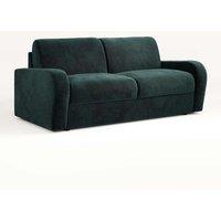 Jay-Be Deco Sofa Bed With E-sprung Mattress - Three Seater - Cosy Chenille Cobalt, Blue