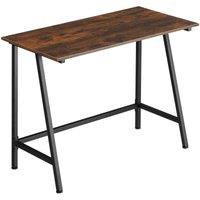 Tectake Desk Newton 100x50x77cm - Brown, Brown