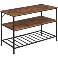 Tectake Shelves Akeley - Brown, Brown