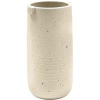 Ivyline Aurora Terrazzo Handles Tall Vase Oat H30cm D14cm, Cream