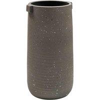 Ivyline Aurora Terrazzo Handles Tall Vase Slate H30cm D14cm, Grey