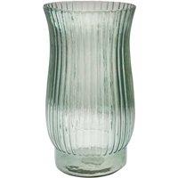Ivyline Airlie Ribbed Vase Apricot H27cm W14.5cm, Orange