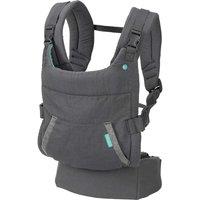 Infantino Cuddle Up Ergonomic Hoodie Carrier - Bear Themed Detachable Canopy Hood, Grey