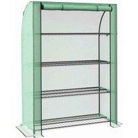 Outsunny Mini Greenhouse 170H x 120W x 50Dcm - Green, Green